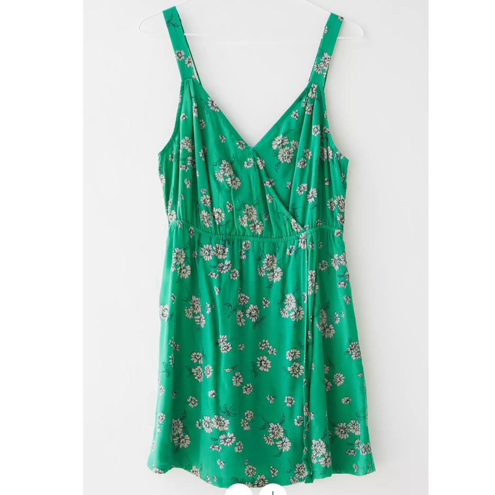 Urban Outfitters UO Summit Surplice Mini Dress